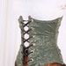 Waist 29-31 Emerald Green Floral Wench Corset