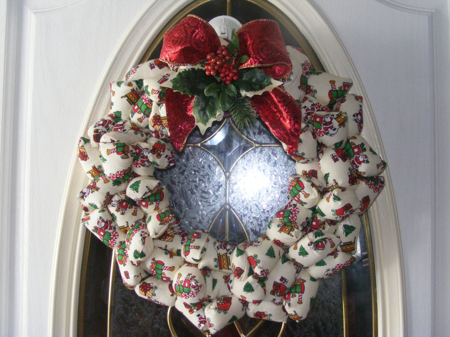Christmas Fabric Wreath