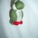 Needle felted Yoshi ornament