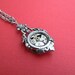 Edwardian Nouveau - Silver Steampunk Pendant Necklace