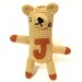 ANY LETTER Alphabet Bear in pink, blue, lime or tangerine