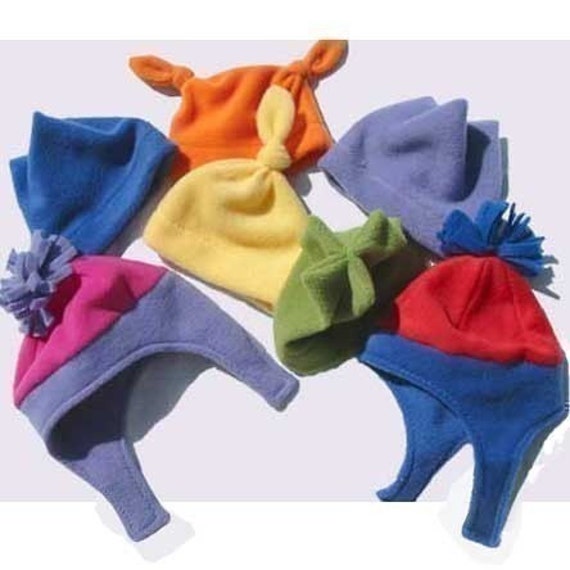 Fleece Baby Hats Pattern PDF