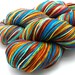 Superheroes on Super Ego OVERSIZED HANK - hand dyed yarn