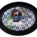 SALE-White Wolf, Dog, & Gun Collage in Vintage Frame