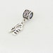 Tibetan silver Love dangle charm bead