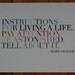 instructions matte archival print