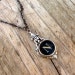Letter N Vintage Typewriter Key Drop Necklace