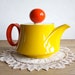 Mid Century Modern Mancioli Italian Pottery Teapot \/ Coffee Serving Carafe