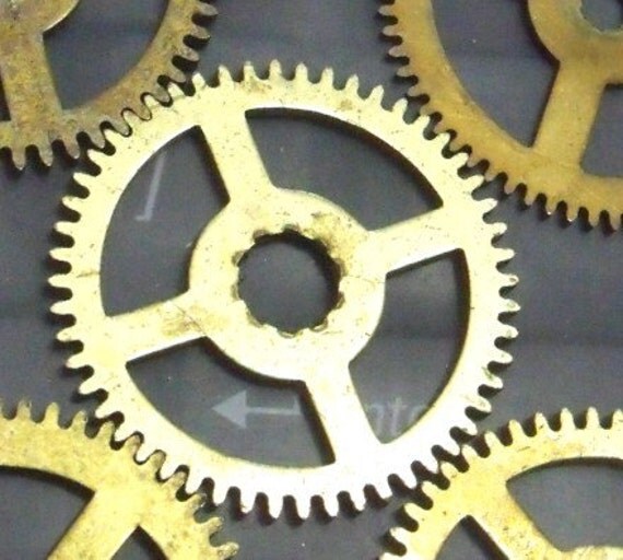 Vintage BRASS Clock Gears 29mm to 31.25mm N4C77