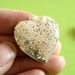 Sale 4pcs Silver Tone Filigree Heart Photo Lockets 28mm E695Y-S