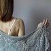 GREY PINEAPPLES- Hand Crochet Wrap