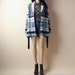 hippie TRIBAL print wrap cardigan sweater s/m