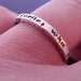 Custom Inscription Create Your Own Stack Ring in Sterling