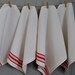 set of 4 linen / cotton napkins