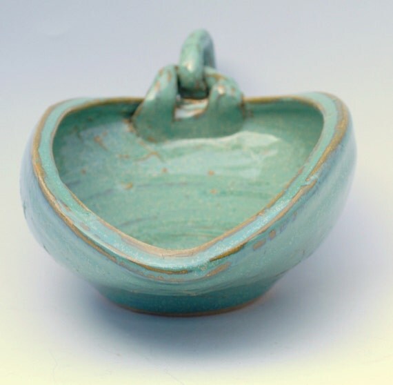 Decorative Oval Bowl/Wheel Thrown Pottery
