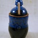 Honey Pot with Wooden Dipper. Wheel Thrown Stoneware Pottery
