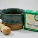 Men's Shave Mug, Gift for Him Wheel Thrown Stoneware Pottery