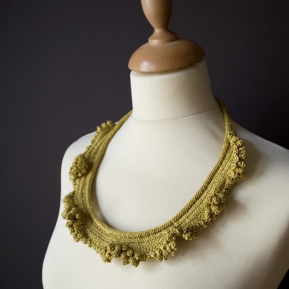 Items similar to Fake gold necklace nO.434 on Etsy