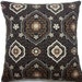 Two Brown Black Camel Rust Pillow Covers Decorative 16 inch pair