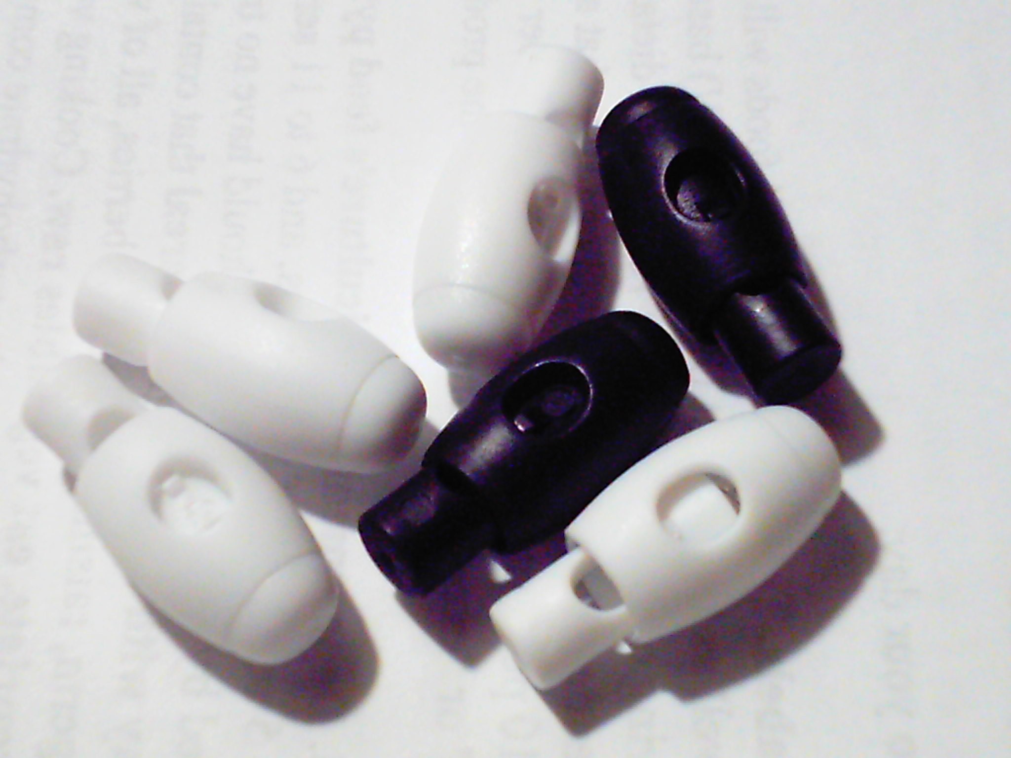 Black Heavy Duty Drawstring Slide and Locks and some free