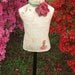 Blossom Paper Mache Dress Form