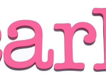 Custom Hand Painted Solid KiDs Wall Letters - 10 inches
