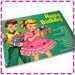 HAPPY BIRTHDAY Original Recycled / Upcycled Retro Record Album Cover Journal Notebook - Spiral Bound and Eco Friendly - Vintage Circa 1960s