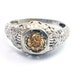 18KWG Antique Art Deco Fancy Diamond Filigree Ring