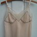 slip dress vintage black nude pink small