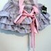 Baby and Toddler Jumper - Girl - Lavender Bouquets and Bows - Ruffle Bum - Retro Ruffler - Rae Gun