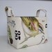Fabric Organizer Bin Basket Storage Container - Wing Study in Pastille.