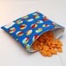 Beach Balls in Blue - Medium Reusable Sandwich Bag from green by mamamade