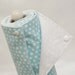 Reusable, Eco Friendly Snapping Paper Towel Set - Cloud Polka Dots - Flannel and Birdseye