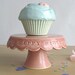 Tiny Happy Birthday Cake Stand - Hibiscus Pink