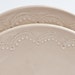 Pottery Dishes - Dessert Plates - Set of 2 - Linen