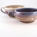 Cozy mug pair... with star in reversible glazes.