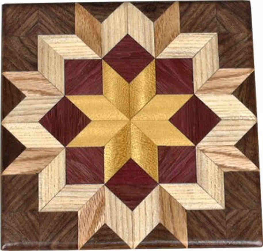 Bright Carpenters Wheel Quilt Block