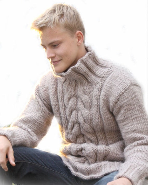 Mens Sweaters Menswear Hot No Hand Knitted Standard O neck