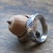 Thin PLAID sterling silver ring size 6