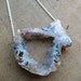 GEODE slice agate necklace