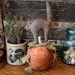 Primitive Halloween Scary Black Cat Pumpkin E-PATTERN
