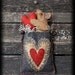 Primitive Folk Art Mouse Pocket Peg Ornie E-PATTERN