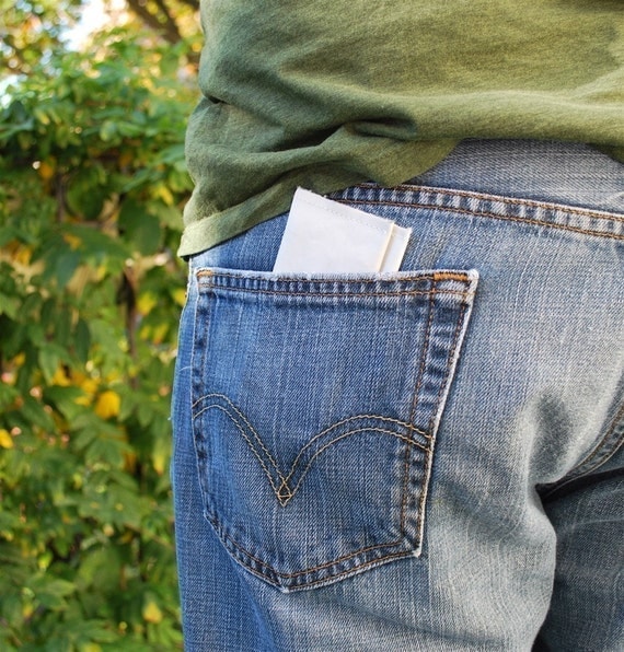 Recycled Sail Mini Wallet Blue Stripe