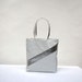 Recycled Sail Tote Bag - Silver Stripe
