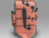 Salmon Pink Tie with Fishing Lures