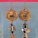 Steampunk Earrings Steamed Pirate's Booty Doubloons and Vintage Finds ooak