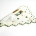 Vintage Swiss Loom Handkerchief with Labels