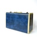 Navy Blue Marbled Samsonite Suitcase