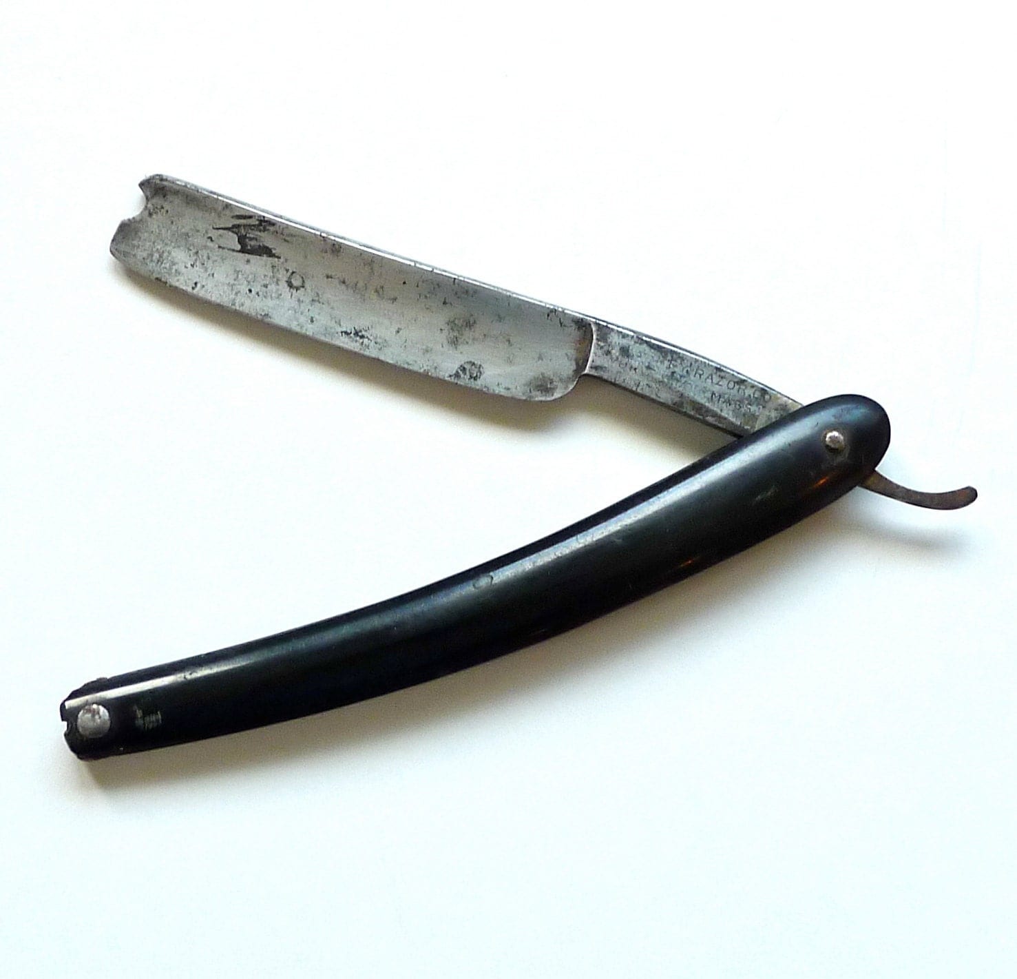 Vintage Straight Razor by J. R. Torrey Worcester by marybethhale