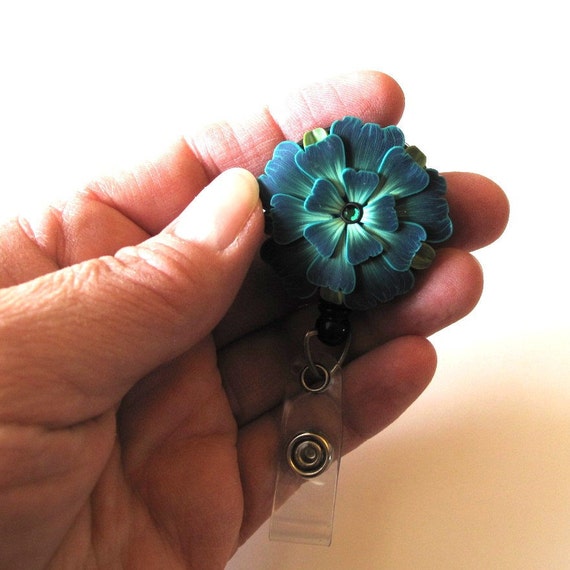 ID Badge Holder in Teal